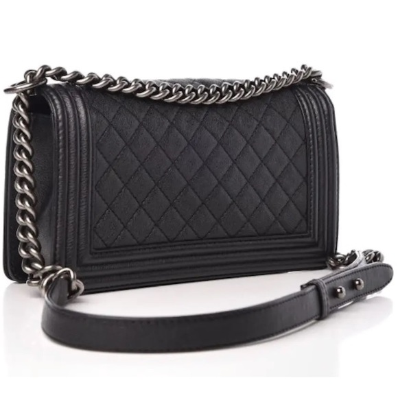 CHANEL CAVIAR BOY BAG - Picture 3 of 4